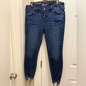 Old Navy Women's Skinny Jeans in Deep Indigo